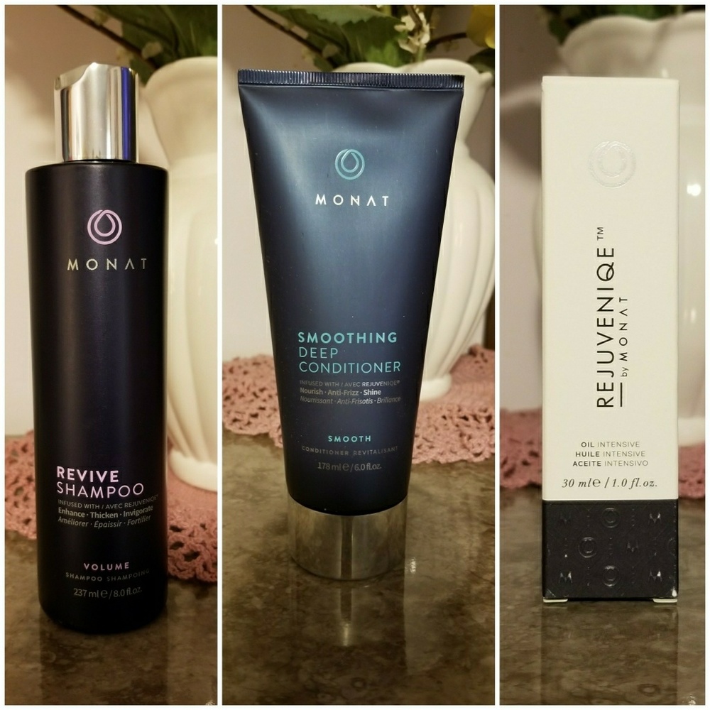 Monat Shampoo, Conditioner, Rejuvenique Oil